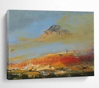 Mountain Sunset Abstract Painting Acrylic Canvas Wall Art I08BS Mountain Sunset Abstract Painting Acrylic Canvas Wall Art I08BS