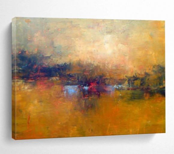 Warm Handmade Evening Canvas Painting Abstract Canvas Wall Art 7PFWC Warm Handmade Evening Canvas Painting Abstract Canvas Wall Art 7PFWC