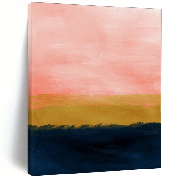 Evening Golden Pink Bohemian Abstract Wall Art CM72R Evening Golden Pink Bohemian Abstract Wall Art CM72R