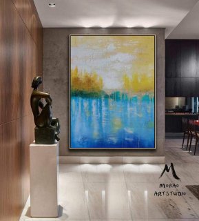 Landscape Sunset Painting Paintings Canvas Abstract Wall Art 9F7PH Landscape Sunset Painting Paintings Canvas Abstract Wall Art 9F7PH