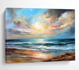 Sunset Scale Seaside Ideal Living Abstract Wall Art 3AZ8K Sunset Scale Seaside Ideal Living Abstract Wall Art 3AZ8K