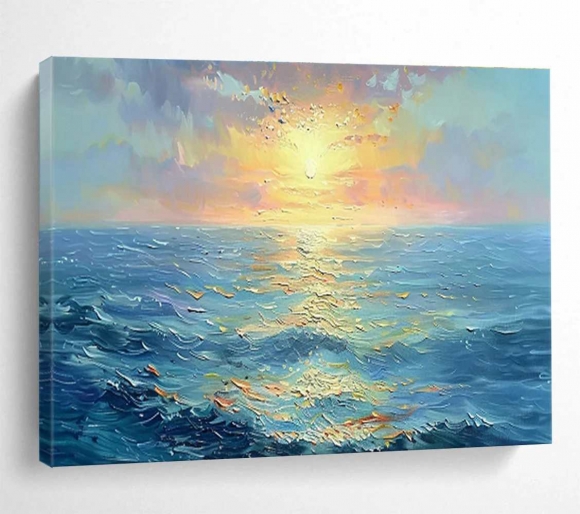 Coastal Handmade Original Impressionistic Sellers Seascape Canvas T0LR9 Coastal Handmade Original Impressionistic Sellers Seascape Canvas T0LR9