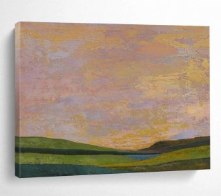 Painting Original Hand-painted Sunset Canvas Landscape Abstract IK9J1 Painting Original Hand-painted Sunset Canvas Landscape Abstract IK9J1