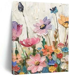 Big Living Multicolored Botanical Garden Canvas Wall Art 4K7XB Big Living Multicolored Botanical Garden Canvas Wall Art 4K7XB