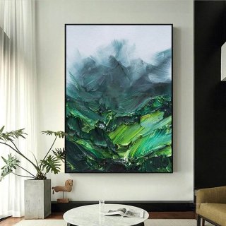 Handmade Extra Large White Scenic Textured Abstract Canvas Wall Art O556V Handmade Extra Large White Scenic Textured Abstract Canvas Wall Art O556V