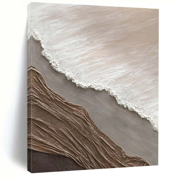 Neutral Minimalist Textured Layers Bedroom Canvas Wall Art 7CK49 Neutral Minimalist Textured Layers Bedroom Canvas Wall Art 7CK49