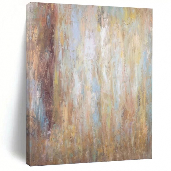 Abstract Textured Canvas Painting Softly Artwork N09UM Abstract Textured Canvas Painting Softly Artwork N09UM