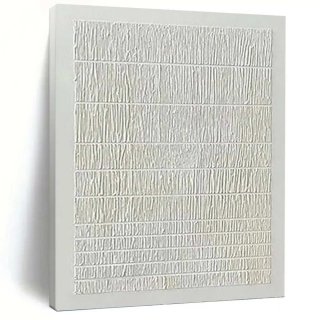 Large Textured Line White Minimalism Abstract Canvas Artwork FCR84 Large Textured Line White Minimalism Abstract Canvas Artwork FCR84