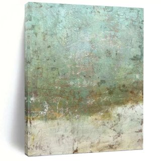 Rust Teal Abstract Textured Canvas Artwork 6RK9X Rust Teal Abstract Textured Canvas Artwork 6RK9X
