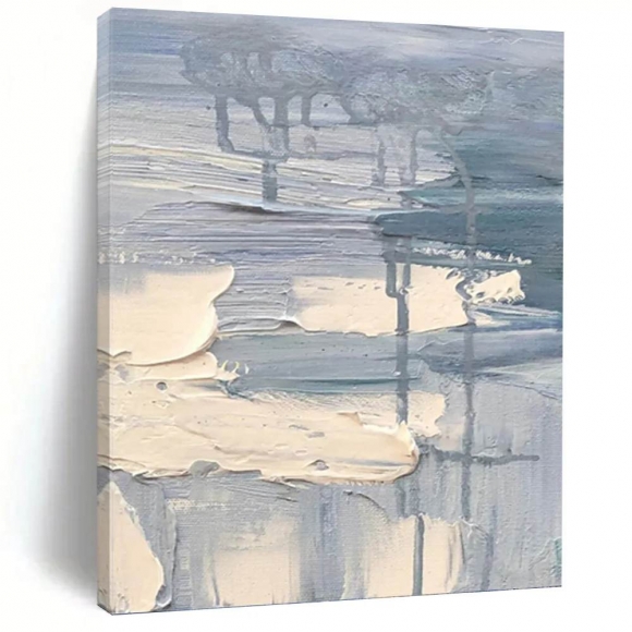 Beach Beige Blue Grey Abstract Wall Art 9WPL0 Beach Beige Blue Grey Abstract Wall Art 9WPL0