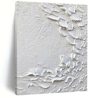 Original Background Blooms Thick White Wall Artwork O5Y01 Original Background Blooms Thick White Wall Artwork O5Y01