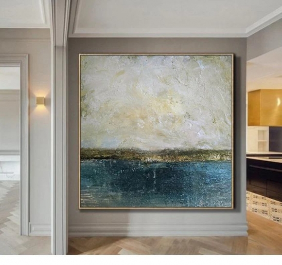 Evening Landscape Canvas Sky Abstract Canvas Artwork KVJO6
