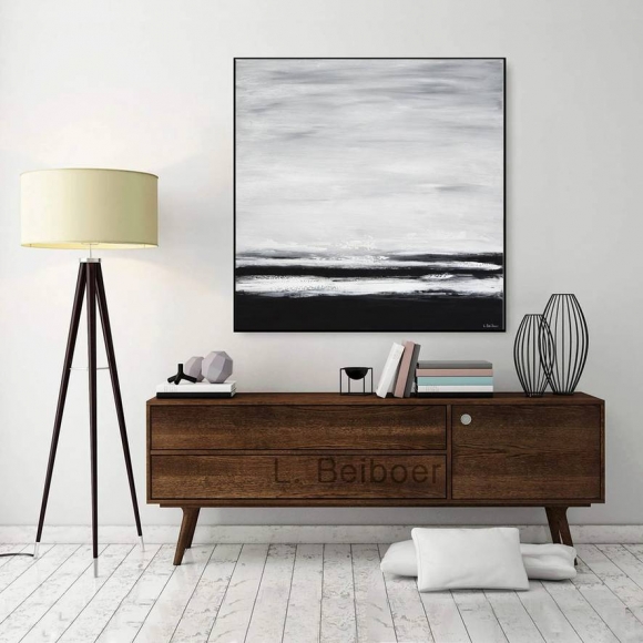 Black Painting White Contemporary Abstract Canvas Artwork Y5EPQ Black Painting White Contemporary Abstract Canvas Artwork Y5EPQ