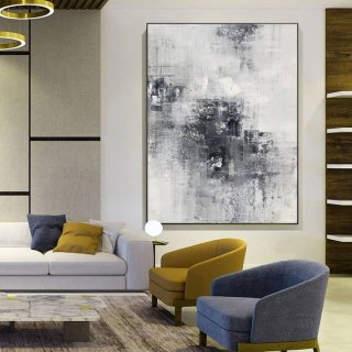 Hallway Black White Your Abstract Canvas Wall Art AW4FP