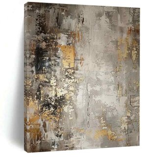 Office Room Gray Leaf Abstract Canvas Wall Art DIML7 Office Room Gray Leaf Abstract Canvas Wall Art DIML7