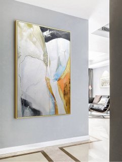 Hallway Original Office Minimalist Contemporary Abstract Canvas Wall Art SBYL8 Hallway Original Office Minimalist Contemporary Abstract Canvas Wall Art SBYL8