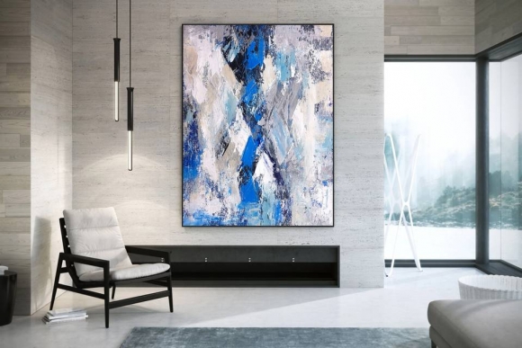 White Handmade Painting Modern Contemporary Abstract Canvas Artwork LV1DO White Handmade Painting Modern Contemporary Abstract Canvas Artwork LV1DO
