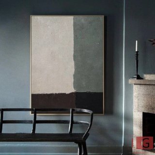 Hallway Hand-painted Minimalist Modern Days Abstract Canvas Wall Art K13VA