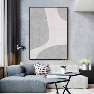 Gray Handmade You Contemporary Dining Abstract Canvas Artwork 0KH5X Gray Handmade You Contemporary Dining Abstract Canvas Artwork 0KH5X