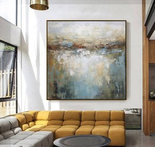 Office Handmade Modern Gray Room Abstract Canvas Wall Art OE0O9 Office Handmade Modern Gray Room Abstract Canvas Wall Art OE0O9