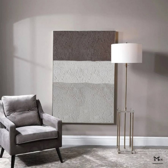 White Hand-painted Contemporary Days Office Abstract Canvas Wall Art ECB7V White Hand-painted Contemporary Days Office Abstract Canvas Wall Art ECB7V