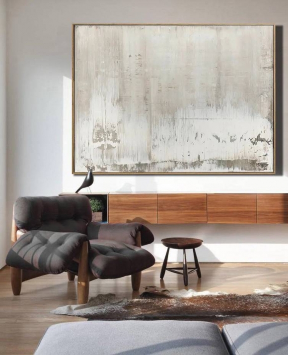 Landscape Hand-painted Abstract Canvas Wall Art for Office 4FBUR Landscape Hand-painted Abstract Canvas Wall Art for Office 4FBUR