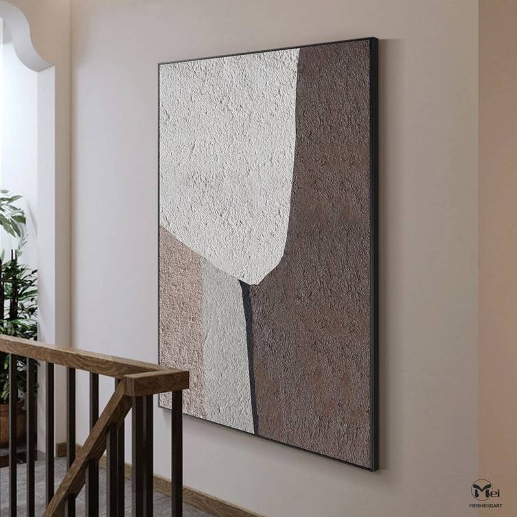 Your Original Room Neutral Hallway Abstract Canvas Artwork JX00E