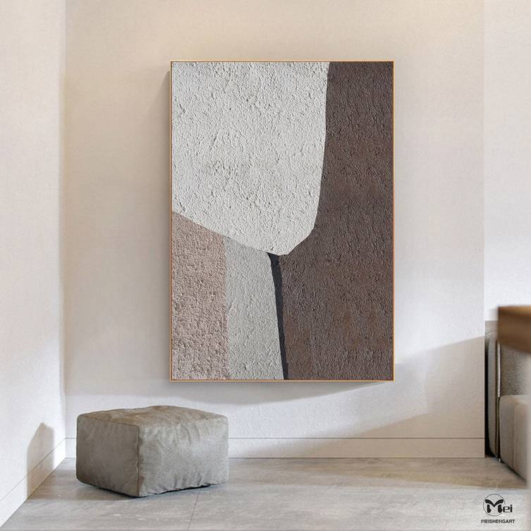 Your Original Room Neutral Hallway Abstract Canvas Artwork JX00E
