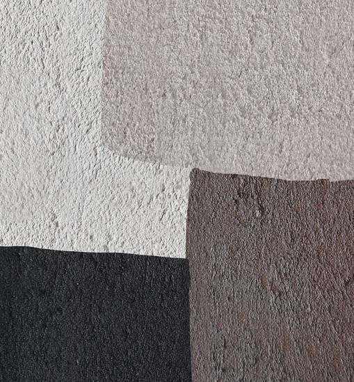 Scandinavian Minimalist Abstract - oversized neutral wall art for nursery