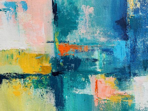 Modern Big Not - oversized fine art for hotel corridor