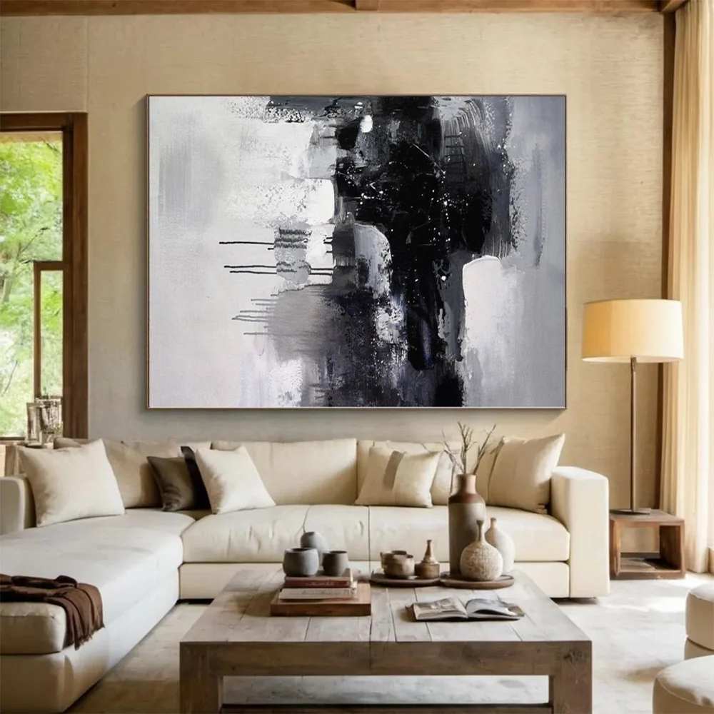 Grand Hand-painted Office Gallery Huge Abstract Canvas Artwork 276DL