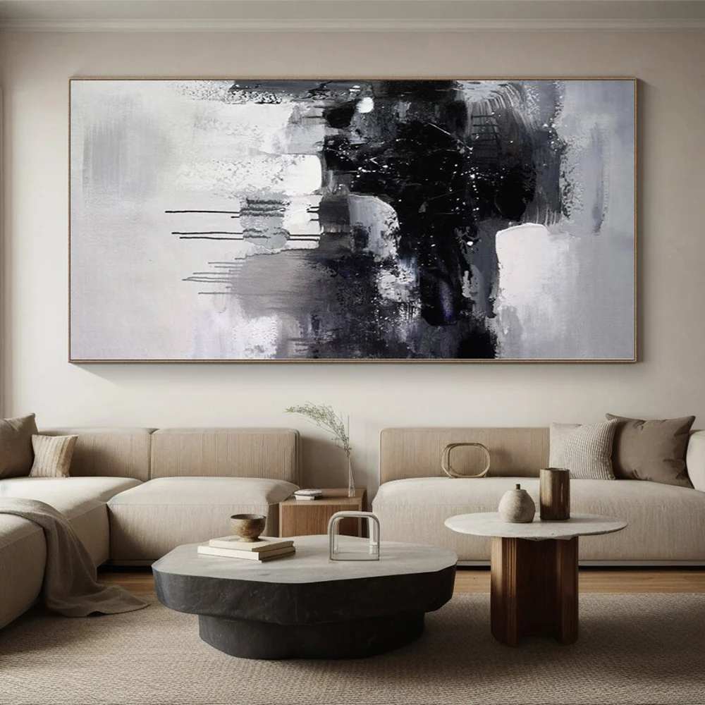 Grand Hand-painted Office Gallery Huge Abstract Canvas Artwork 276DL