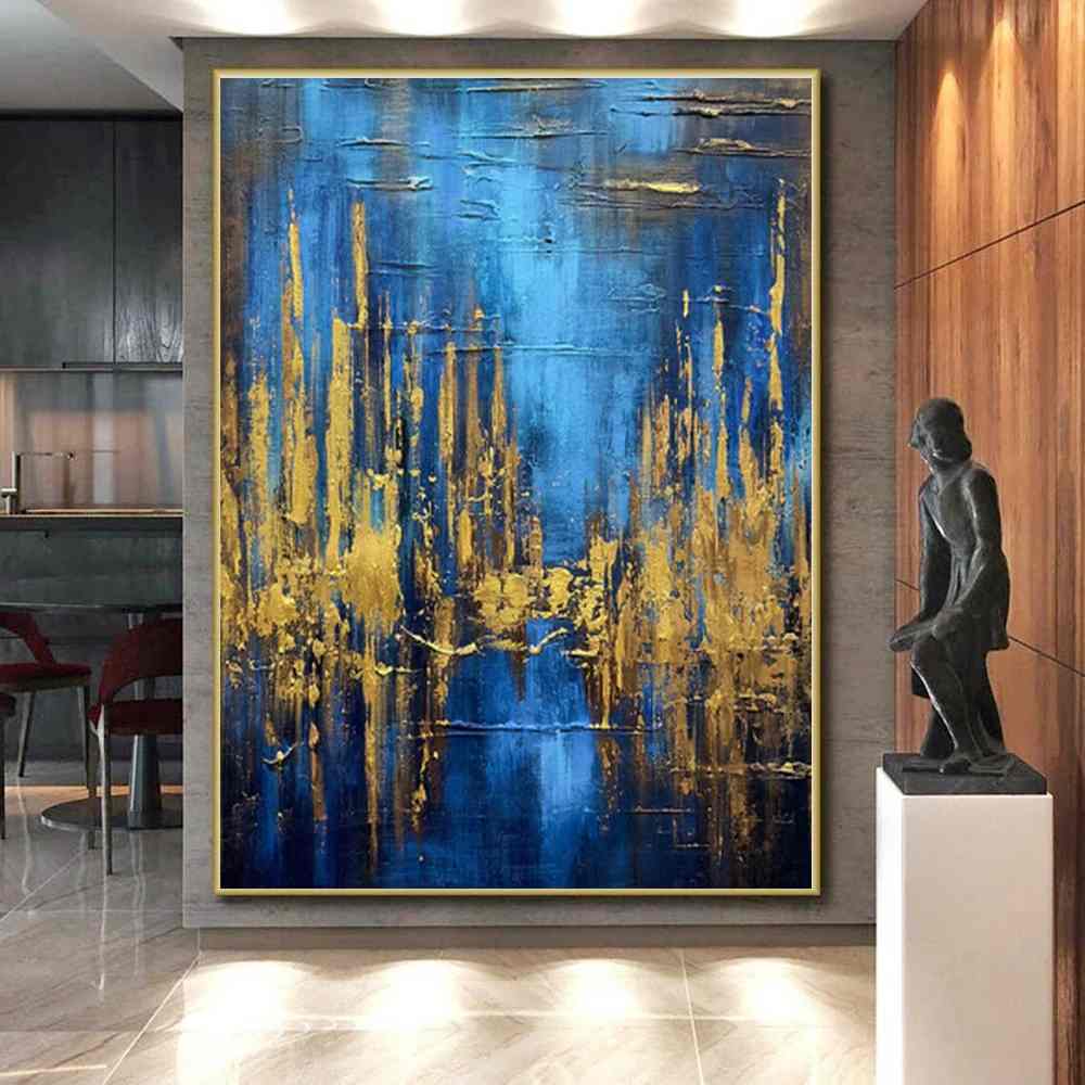Reflection Original Trees Nature Forest Canvas Artwork Y3W45