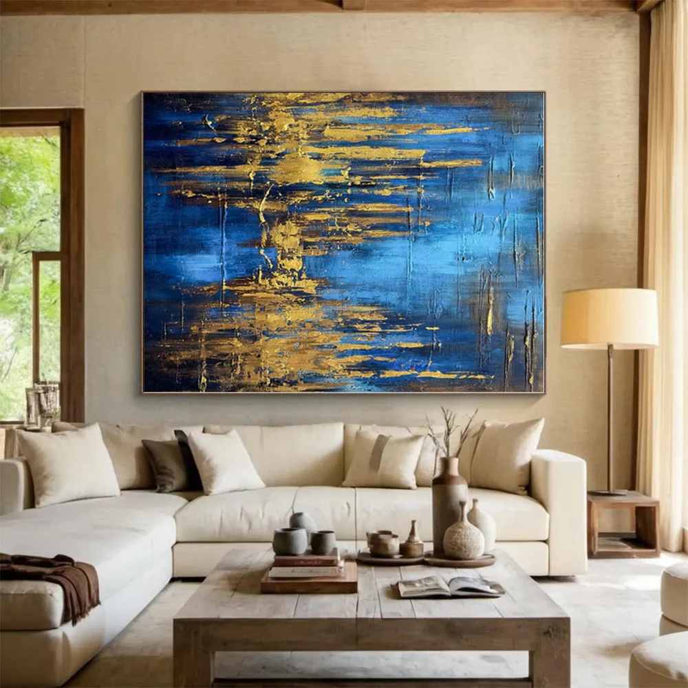 Reflection Original Trees Nature Forest Canvas Artwork Y3W45