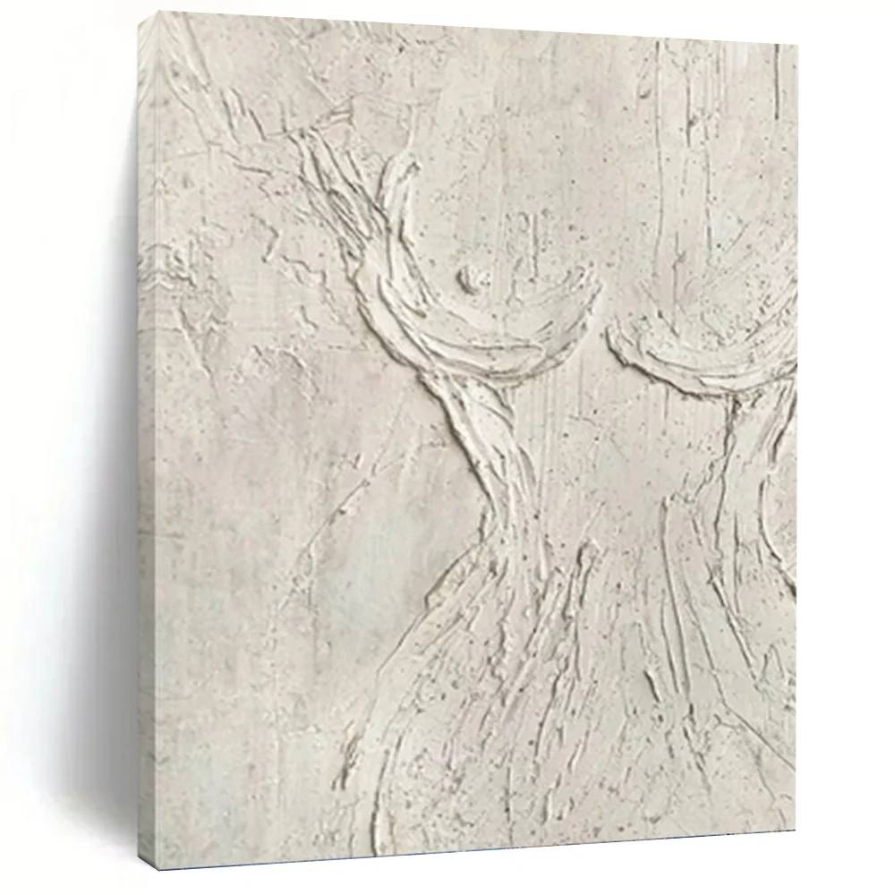 Statement Hand-painted Figure Abstract Canvas Wall Art TC20K