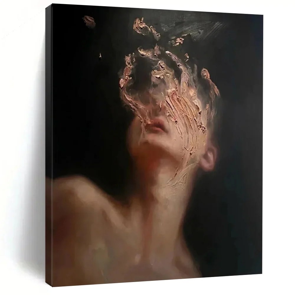 Obscured Handmade Figure Using Wall Art HL21Y