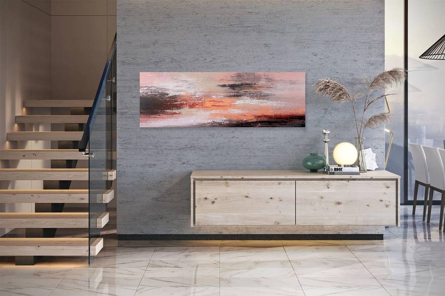 Modern Hand-Painted Huge extra large modern wall decor