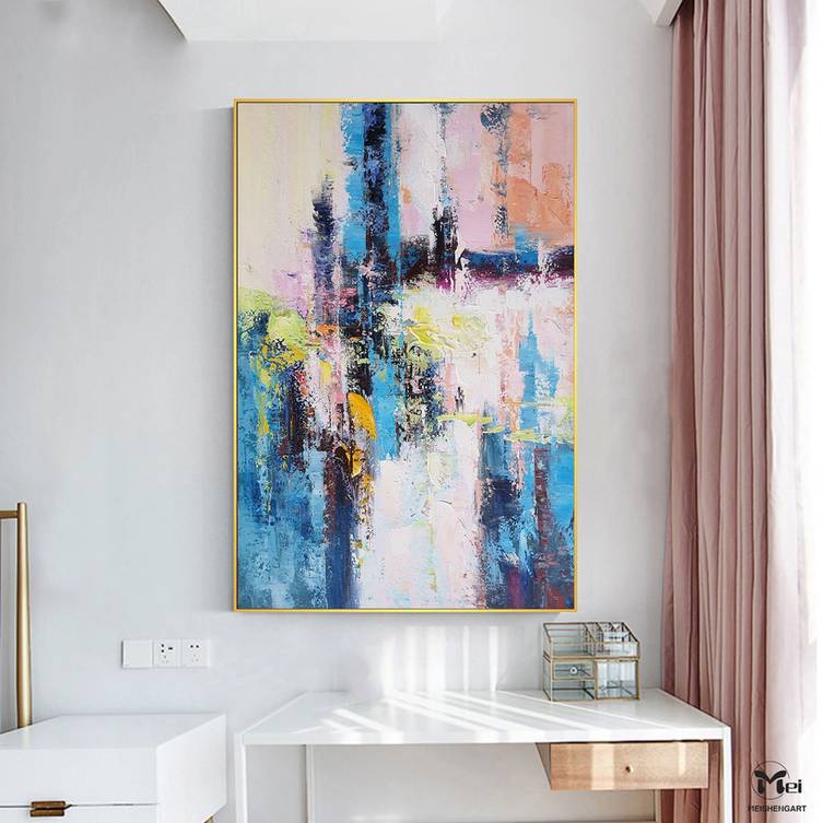 Office Dining Pink fine art print for hotel room